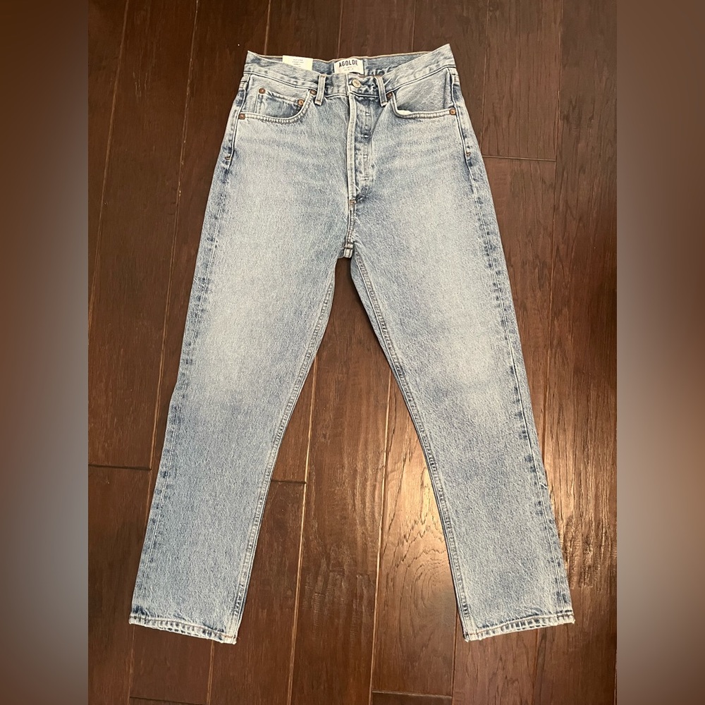 Riley hi rise straight crop